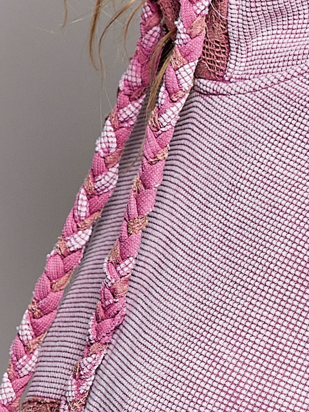 💕POL Pink Lace-Trim Hooded Pullover Top - Picture 7 of 10